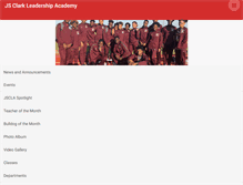 Tablet Screenshot of jsclarkcharter.com